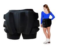 CRS Cross Extra Thick Padded Figure Skating Shorts. Double Thickness Crash Pad Pants for Roller, Inline, Ice Skating. Fall Impact Protection for Butt, HIPS, and Tailbone (1.5 inch, Ladies Medium)