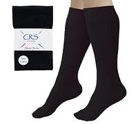 CRS Cross Figure Skating Socks, Knee High Tights for Ice Skates, Footed Skate Socks, Dance Tights - - One size