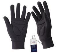 CRS Cross Padded Ice Skating Gloves. Warm Padded Protection for Figure Skating Testing, Practice, Dance Competitions, Roller Skaters and Cheerleading. (Black, Youth Small-Toddler)