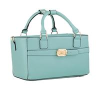 CRS Cross Rink Side Tote. Ice Skating Accessory Bag-Figure Skating, Roller, Inline Skaters, Dance, Cheer.Organizes Guards Water Bottle Phone (Rink Side Tote, Sea Foam)