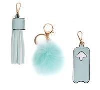 CRS Cross Rink Side Tote. Ice Skating Accessory Bag-Figure Skating, Roller, Inline Skaters, Dance, Cheer.Organizes Guards Water Bottle Phone (Style Set, Shimmer Sea Foam)