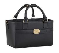 CRS Cross Rink Side Tote. Ice Skating Accessory Bag-Figure Skating, Roller, Inline Skaters, Dance, Cheer.Organizes Guards Water Bottle Phone (Rink Side Tote, Biellmann Black)