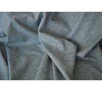 CRS Fur Fabrics Arran Wool Look A Like Tweed Fabric Material - DAWN BLUE