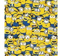CRS Fur Fabrics Cotton Digital Print Design Fabric Material - Despicable ME Minion Crowd, 1Mtr 150cm x 100cm