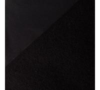 CRS Fur Fabrics Fabric Squares 10 Pack - 10"x10" (25x25cm) - Black Wool Blend - Soft Craft Felt for Sewing, DIY Projects