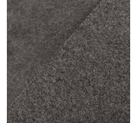 CRS Fur Fabrics Fabric Squares 10 Pack - 10"x10" (25x25cm) - Soot Wool Blend - Soft Craft Felt for Sewing, DIY Projects
