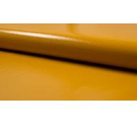 CRS Fur Fabrics Luxury Shiny Lack Leather Fabric Material-OCRE, 1Mtr 140cmx100cm, Acrylic, Ochre