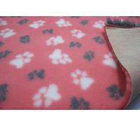 CRS Fur Fabrics Professional Non Slip Veterinary Dog Puppy Vet Bedding LG Paws - Blossom, Precut - 1Mtr-150cmx100cm