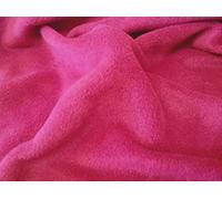 CRS Fur Fabrics Quality Anti Pil Polar Fleece Fabric Material-Fuchsia Pink, Polyester, 1Mtr-150cmx100cm