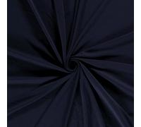 CRS Fur Fabrics Sportswear Stretch Jersey Fabric Material NAVY 1MTR