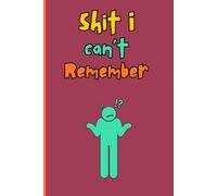 CRS Notebook Organize Log book for People Who Can't Remember Shit- keep track of passwords and other things you forget: Funny 50th Birthday Gift