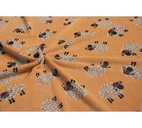 CRS VENDOR LTD. Double Sided Supersoft Cuddlesoft Fleece Fabric Material - BEIGE SHEEP
