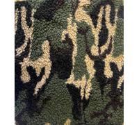CRS VENDOR LTD. Faux Fur SHERPA FLEECE Sheepskin Fabric Material - CAMOUFLAGE,1Mtr - 150cm x 100cm