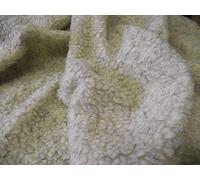 CRS VENDOR LTD. Faux Fur Sherpa Fleece Sheepskin Fabric Material - Cashmere Cream