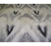 CRS VENDOR LTD. LUXURY Animal Faux Fur Fabric Material CHEVRON ANIMAL
