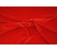 CRS VENDOR LTD. Luxury Quality Polyester Stretchy Velvet Fabric Material - RED, 1Mtr 150cmx100cm