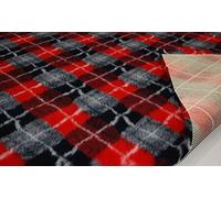 CRS VENDOR LTD. Professional NON SLIP Veterinary Dog Puppy Vet Bedding DIAMOND CHECK - RED