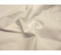 CRS VENDOR LTD. Quality Plain 60 SQ Pure Cotton Fabric Material - WHITE