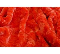 CRS VENDOR LTD. Super Luxury Faux Fur Fabric Material - Flame Crush, 1Mtr - 150cmx100cm
