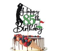 Crseniny Golf Happy 85th Birthday Cake Topper, Golfer/Sports Themed Birthday or Retirement Cake Decorations,Golf Eighty-five 85 Years Old Ball Player 1941 Sport Themed Bday Party Supplies