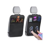 CRTATE Car Seat Kick Mats, for Volvo XC60 V60 S60 2017-2024 Car Seat Upholstery Protector Stain-Resistant Car Back Seat Cover Car Backseat Organizer for Kids