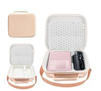 CRTBOTW Hard Case for Canon SELPHY CP1500/CP1300/CP1200 Mobile Photo Printer, Designed to Place Photo Printer/Battery/Cartridge/Photo Paper with Adjustable Shoulder Strap, Pink (Bag Only)