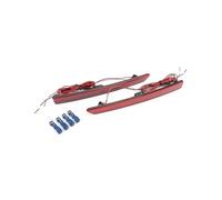 CRTQNS car Accessories For B&MW M3 F80 Base Sedan M4 F82 Coupe F83 Convertible 2014-2020 Rear Bumper Reflector Tail Brake Stop Light Replacement Parts(Red Lens)