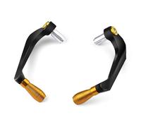 CRTQNS Motorcycle Accessories for CBR600RR CBR900RR CBR1000RR CBR 600RR 900RR 1000RR Motorcycle Handguards Universal 7/8" 22mm Brake Clutch Levers Protector Replacement Parts(Gold-B)