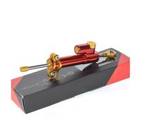 CRTQNS Motorcycle Accessories For KAWASAKI For NINJA650 For NINJA 650 2017-2021 Motorcycle Adjustable Aluminium Steering Stabilizer Damper Mounting Bracket Kit Replacement Parts(Red Gold)