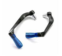CRTQNS Motorcycle Accessories for Suzuki GSX-R GSXR 1000 GSXR1000 2001-2024 Motorcycle Aluminum Handlebar Brake Clutch Lever Hand Guard Protector Handguard Replacement Parts(Blue)