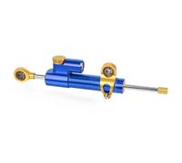 CRTQNS Motorcycle Accessories For Y&amaha MT-07 MT07 MT 07 FZ07 FZ 07 FZ-07 2016 2017 2018 Motorcycle Adjustable CNC Aluminum Steering Stabilizer Damper Replacement Parts(GOLD-BLUE)