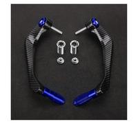 CRTQNS Motorcycle Accessories for Yamaha FZ16 FZ-16 2009 2010 2011 2012 2013-2018 2019 Motorcycle CNC Handlebar Grips Brake Clutch Levers Guard Protector Handguard Replacement Parts(Blue)