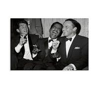 crttrs Dean Martin, Sammy Davis Jr. And Frank Sinatra Canvas Poster Bedroom Decor Sports Landscape Office Room Decor Gift Unframe-style 16x24inch(40x60cm)