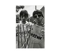 crttrs Oasis, Black And White, Man City, Vintage Poster Canvas Poster Bedroom Decor Sports Landscape Office Room Decor Gift Unframe-style 12x18inch(30x45cm)