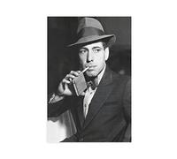 crttrs Retro Hollywood Movie Star Humphrey Bogart Canvas Poster Bedroom Decor Sports Landscape Office Room Decor Gift Unframe-style 08x12inch(20x30cm)