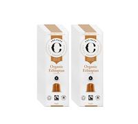 Cru Kafe Ethiopian Nespresso Original-Line Compatible Single-Serve Coffee Pods, 160 Pods