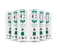 Cru Kafe Organic Decaf Espresso Single-Serve Organic Arabica Coffee Pods (60 Pods) Compatible with Nespresso Original Line