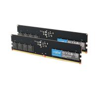 Crucial 128GB (2x64GB) DDR5-5600 CL46 Desktop Memory Black