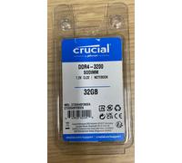 Crucial 32GB DDR4-3200 SODIMM RAM for notebook