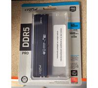 Crucial 48GB RAM DDR5 (1x48GB) 5600MHz Intel XMP AMD EXPO CP48G56C46U5
