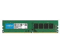 Crucial 4GB DDR4 Memory Module 2400MHz Memory Module (4GB, DDR4, ct4g4dfs624 a 2400 MHz; PC/server, 288-pin DIMM, 1 x 4 GB)