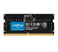 Crucial - DDR5 - module - 8 GB - SO-DIMM 262-pin - 4800 MHz / PC5-38400 - CL40 - 1.1 V - unbuffered - non-ECC