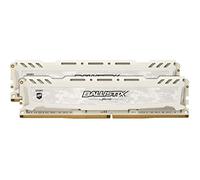 Crucial Ballistix Sport LT BLS2K8G4D32AESCK 3200 MHz, DDR4, DRAM, Desktop Gaming Memory Kit, 16 GB (8 GB x 2), CL16, White
