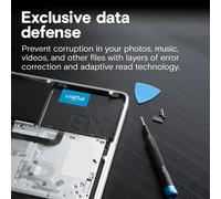 Crucial BX500 240GB, 500GB, 1TB, 2TB SSD 3D SATA 2.5 inch Black Lot