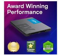 Crucial BX500 SATA SSD 4TB, 2.5" Internal SSD, Up to 540MB/s, Laptop and Desktop (PC) Compatible, 3D NAND, Dynamic Write Acceleration, Solid State Drive - CT4000BX500SSD101