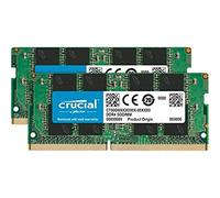 Crucial CT2K8G4SFD824A 16 GB Kit (8 GB x2) (DDR4, 2400 MT/s, PC4-19200, Dual Rank x8, SODIMM, 260-Pin) Memory