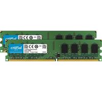Crucial CT2KIT12864AA667 2 GB Kit (1 GB x 2) DDR2 667 MHz (PC2-5300) CL5 Unbuffered UDIMM 240-Pin Memory