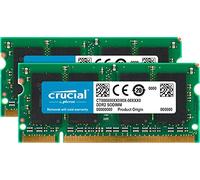 Crucial CT2KIT25664AC667 4 GB Kit (2 GB x 2) DDR2 667 MHz (PC2-5300) CL5 SODIMM 200-Pin Memory