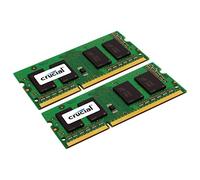 Crucial CT2KIT25664BF160BJ 4 GB Kit (2 GB x 2) DDR3L 1600 MT/s (PC3L-12800) CL11 SODIMM 204-Pin 1.35 V/1.5 V Single Rank Memory