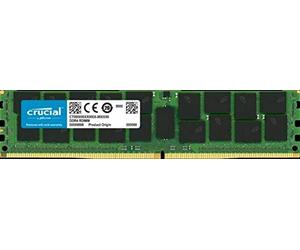 Crucial CT32G4RFD432A memory module 32 GB DDR4 3200 MHz ECC CT32G4RFD432A, 32 GB, 1 x 32 GB, DDR4, 3200 MHz, 288-pin DIMM